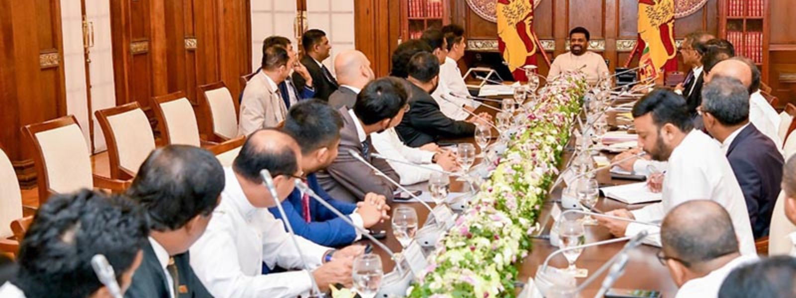 Meeting Between the President and Party Leaders